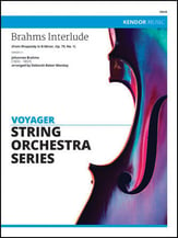 Brahms Interlude Orchestra sheet music cover